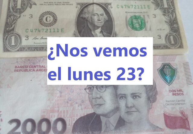 dolar pesos