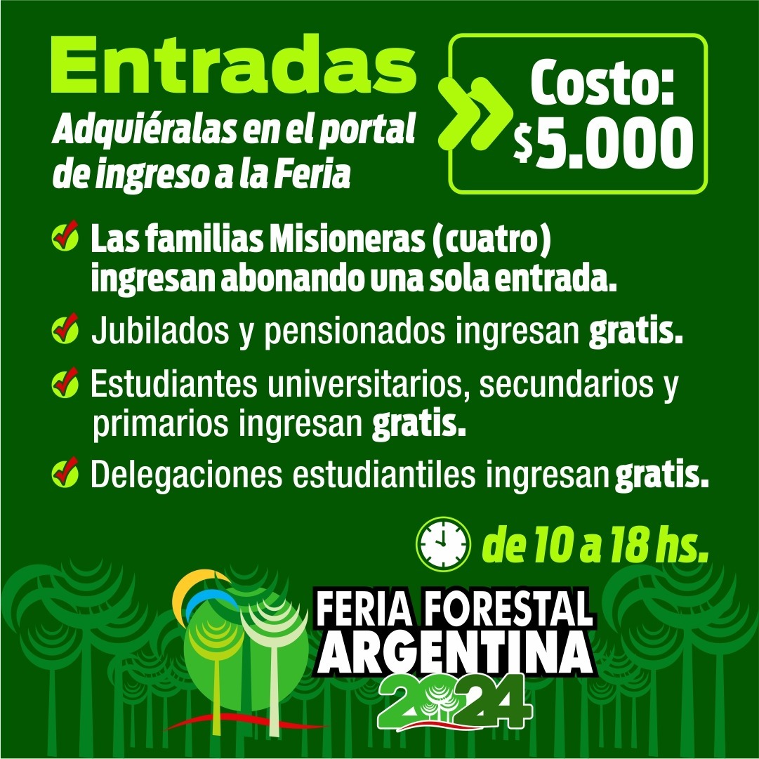 feria forestal argentina entradas